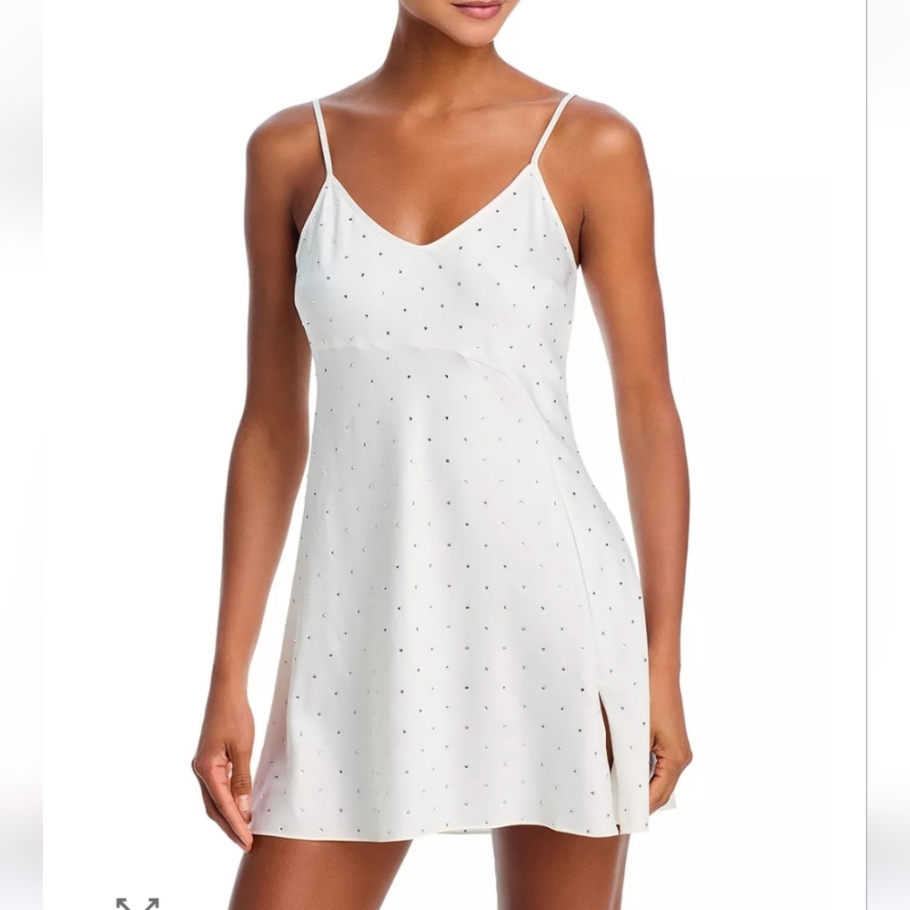 Rya Collection Kauai Rhinestone Chemise Xs- Bridal